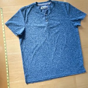 Tallwoods t shirt, size medium in the color blue grey